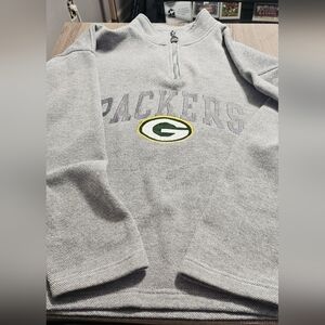 Vintage 90s Mens Green Bay Packers quarter zip pullover "pro player"